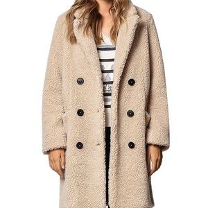 Mint Teddy-Bear Coat by Zadig & Voltaire